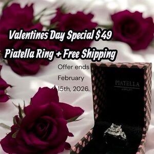 🆕 Piatella crown ring, 1/2 carat cut, accents, 14k white gold plated